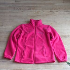 Women's Large Columbia Pink Fleece Jacket